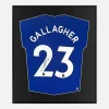 Framed Gallagher Signed Shirt, Chelsea Home [Lite]