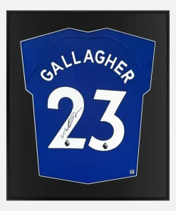Framed Gallagher Signed Shirt, Chelsea Home [Lite]