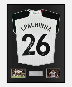 Framed Joao Palhinha Signed Fulham Shirt 2023-24 Home [Classic]