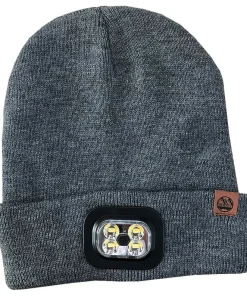 Six Peaks LED Lighted Beanie Hat Grey