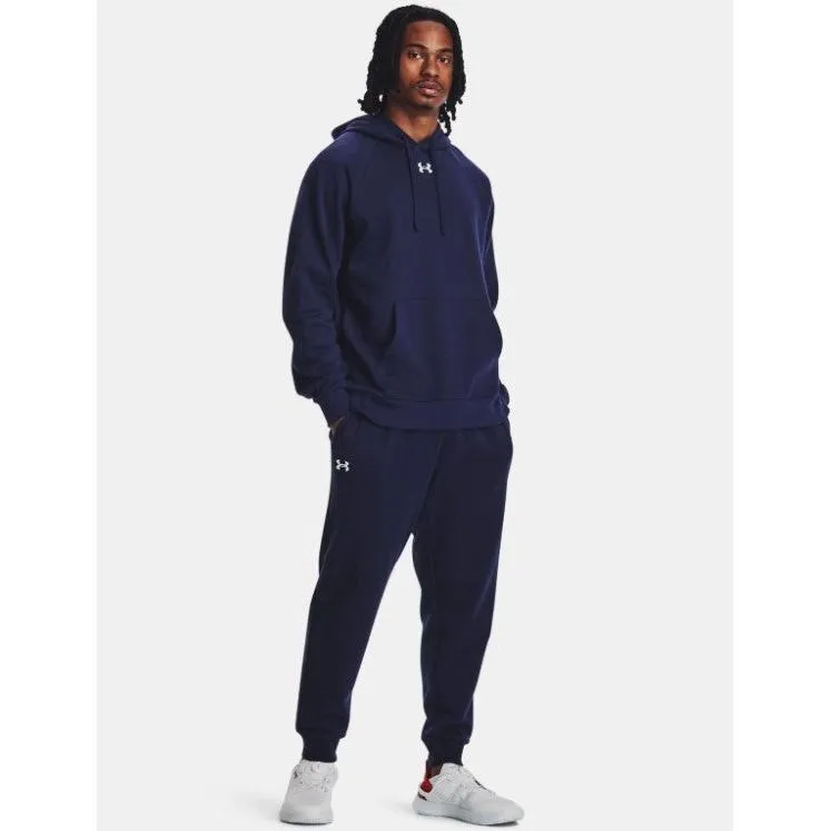 Under Armour Mens Rival Fleece Jogger Midnight Navy - Image 3