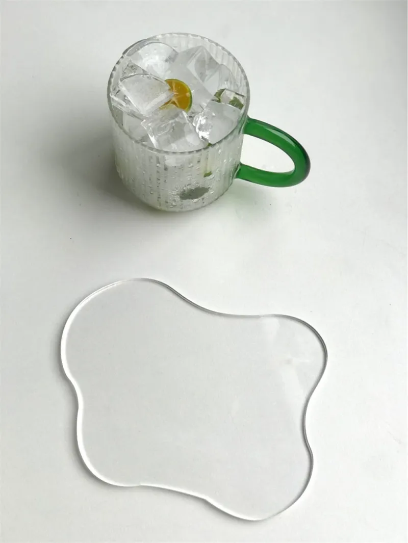 Irregular Cut Acrylic Coaster - Image 3