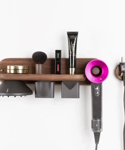 Blow-Out Station Walnut Organizer Rack