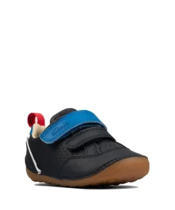 Clarks Boys Prewalker Tiny Sky T Navy Leather
