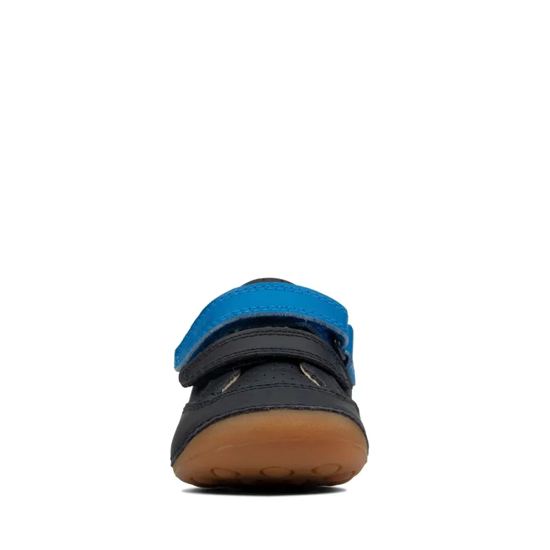 Clarks Boys Prewalker Tiny Sky T Navy Leather - Image 3