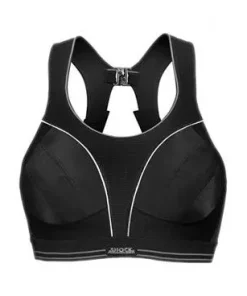 SHOCK ABSORBER RUN BRA BLACK