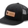 Hawke Hawke ~ Black/Black Mesh Snapback Cap (Trucker Style) Hat