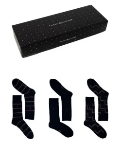 Tommy Hilfiger Mens 3 Pack Socks Navy