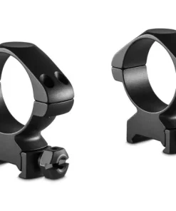 Hawke Precision Steel Ring Mounts ~ 34mm, Low, With Nut Mounts