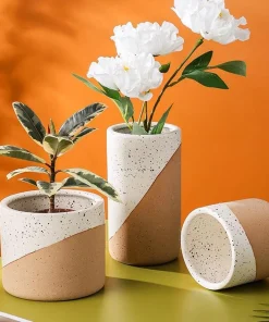 Sanctuary Linen Ceramic Planter
