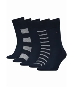 Tommy Hilfiger Mens 5 Pack Socks Navy