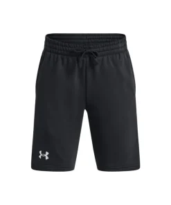 Under Armour Youth Rival Fleece Shorts Black/White