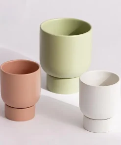 Stacked Camper Flower Pot