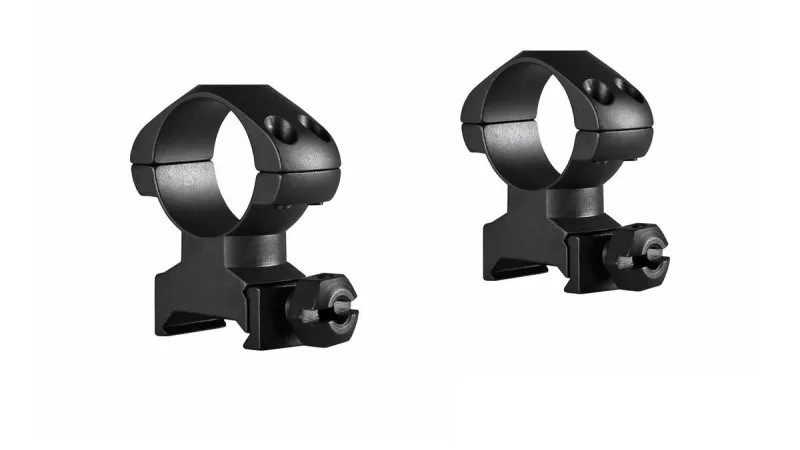 Hawke Precision Steel Ring Mounts ~1 High, With Nut Mounts
