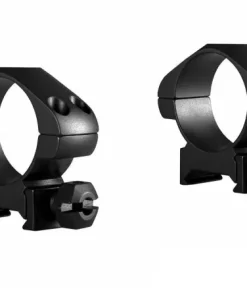 Hawke Precision Steel Ring Mounts ~ 30mm, Medium, With Nut Mounts