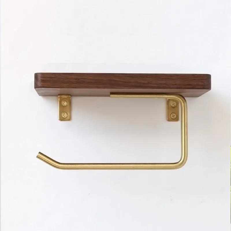 Multipurpose Wooden Toilet Roll Holder - Image 3