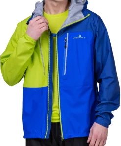 Ronhill Tech Fortify Waterproof Mens Running Jacket - Blue