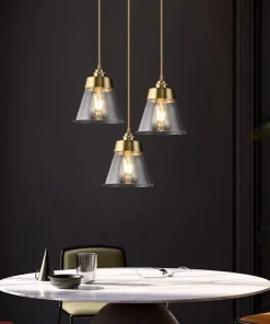 Symphony Glass & Brass Pendant Lights - Final Sale