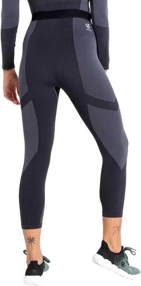 Dare2B In The Zone Baselayer Womens 3/4 Tights - Black - Image 2