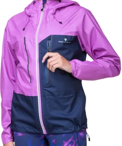 Ronhill Tech Fortify Waterproof Womens Running Jacket - Blue