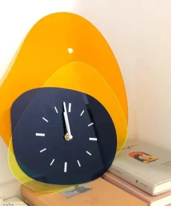 Inked Colored Acrylic Wall Clock