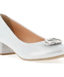 Bioeco Womens Shoe 6415 Silver Leather