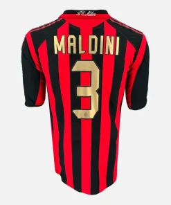 2005-06 AC Milan Home Shirt Maldini 3 [Perfect] XL