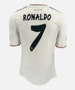 2013-14 Real Madrid Home Shirt Ronaldo 7 [Excellent] L