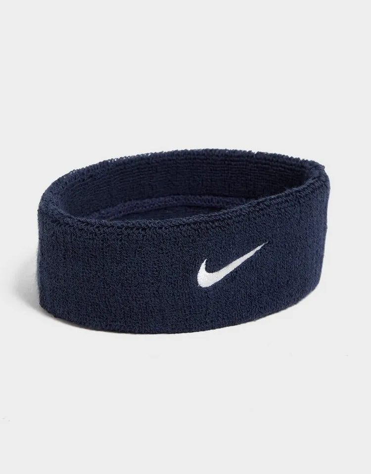 NIKE SWOOSH HEADBAND NAVY