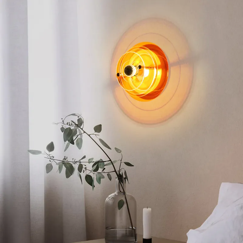 Retro Color Layers Acrylic LED Wall Lamp - Image 2