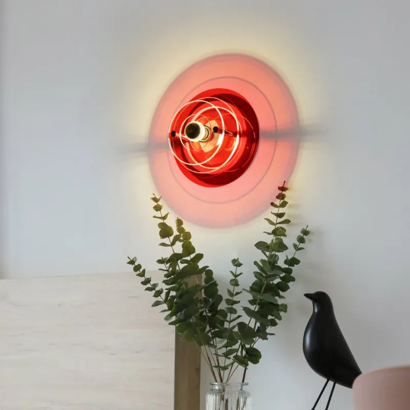 Retro Color Layers Acrylic LED Wall Lamp - Image 3