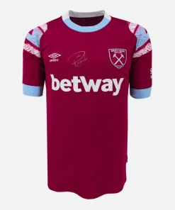 Lucas Paquetá Signed West Ham United Shirt 2022-23 Home [Front]