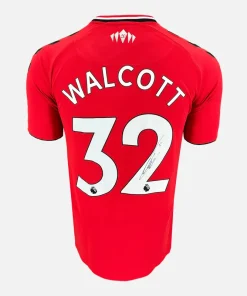 Theo Walcott Signed Southampton Shirt 2021-22 Home [32]