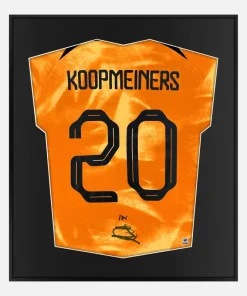 Framed Koopmeiners Signed Shirt, Holland Netherlands Home [Lite]