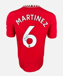 Lisandro Martinez Signed Manchester United Shirt 2022-23 Home [6]