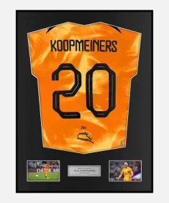 Framed Teun Koopmeiners Signed Netherlands Shirt 2022 World Cup [Classic]