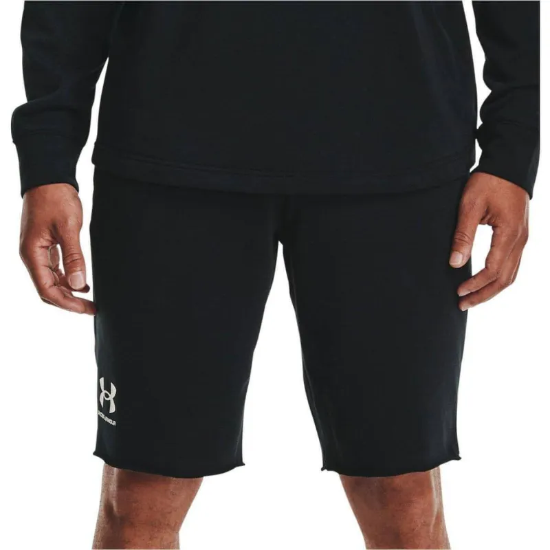 Under Armour Rival Terry Mens Training Shorts - Black