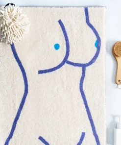 Human Doodle Anti-Slip Bath & Floor Mat