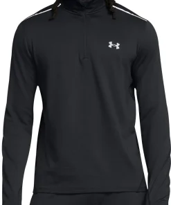 Under Armour Vanish Cold Weather Half Zip Long Sleeve Mens Running Top - Black