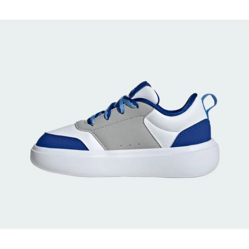 Adidas Boys Trainer Park Street Cloud White/Blue/Royal Blue - Image 2