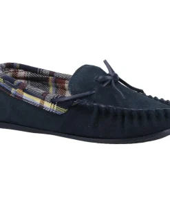 Cotswold Chatsworth Slippers Navy