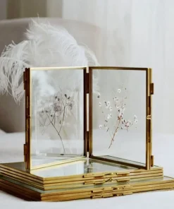 Infinite Double Glass Photo Frame