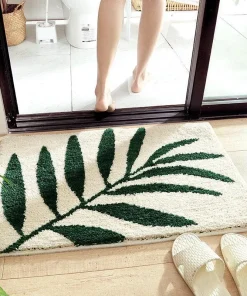 Leaf Pattern Non-slip Bath & Floor Mat