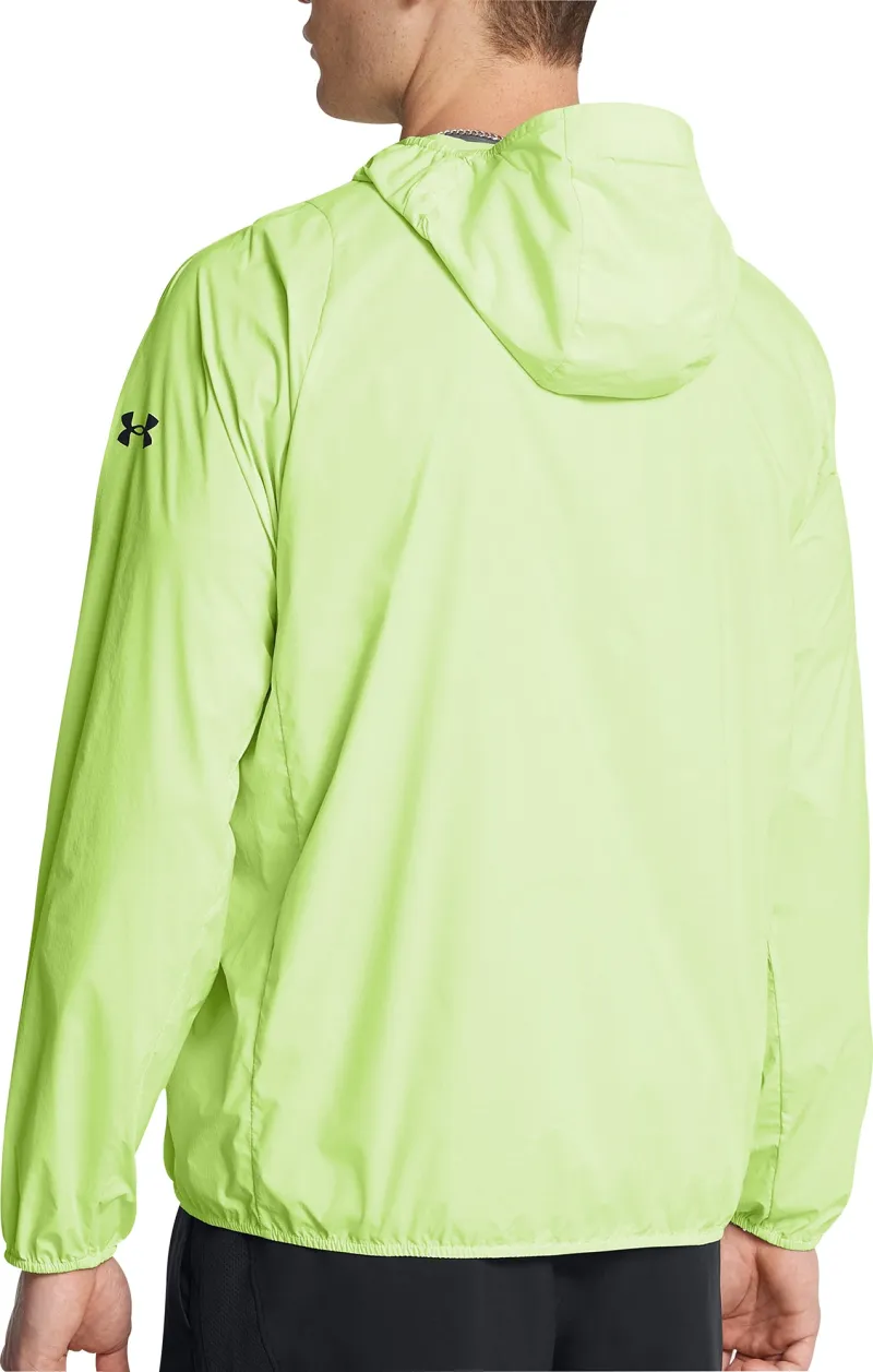 Under Armour Launch Lightweight Mens Running Jacket - Green - Image 2