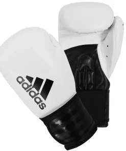 ADIDAS HYBRID 100 BOXING GLOVES WHITE / BLACK