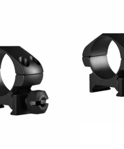 Hawke Precision Steel Ring Mounts~ 1, Low, With Nut Mounts