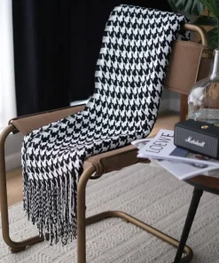 Francis Houndstooth Blanket Throw