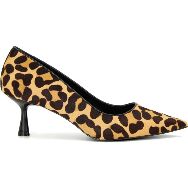 Dune Angelina Court Shoes Leopard - Image 3