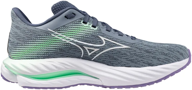 Mizuno Wave Inspire 21 Womens Running Shoes - Grey - Image 3