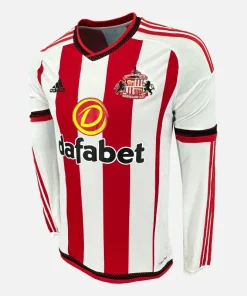 2015-16 Sunderland Home Shirt long sleeve [Perfect] S